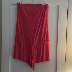 Juicy Couture Pink Romper with Tie Waist